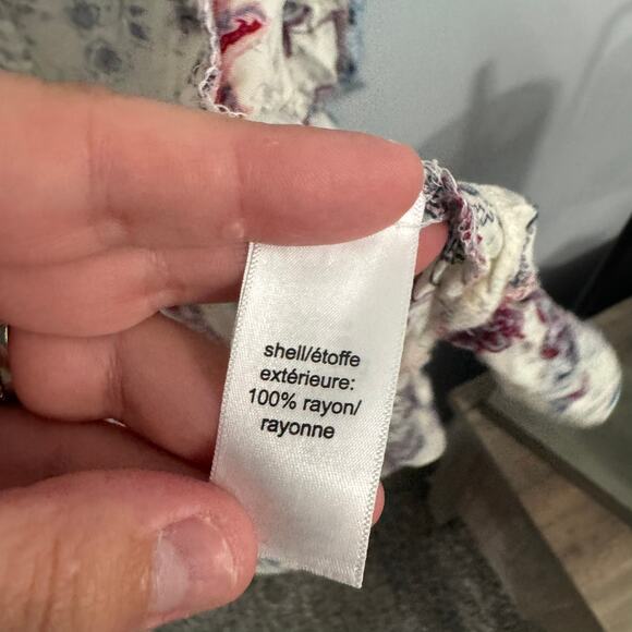 Maurices Open Front Lightweight Floral Cardigan Cover Up Women's Size Small - Picture 6 of 7